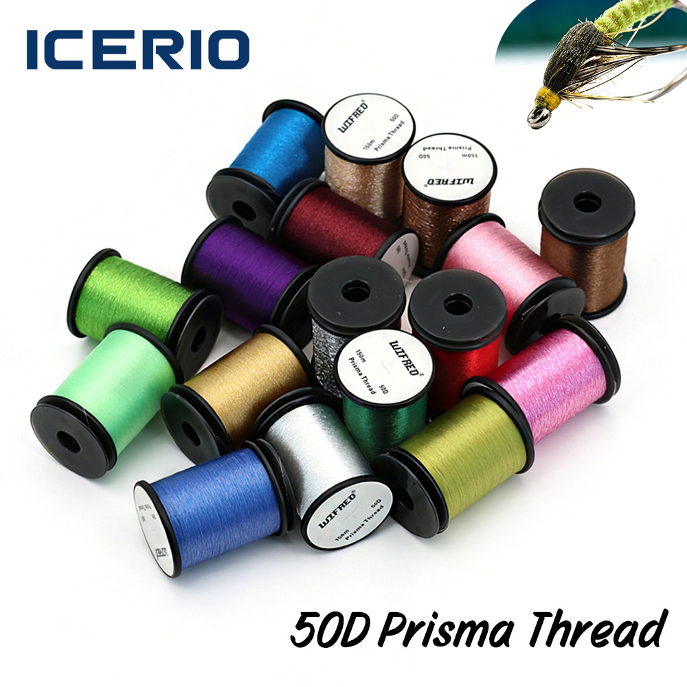 Ice Fishing Line - ﻿ ด้ายผูกเบ็ดตกปลา 50D Prisma Fly Tying