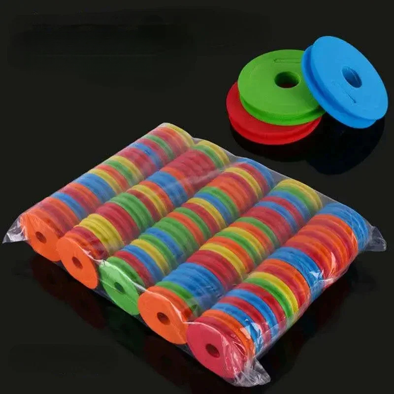Fishing Line Spool - 10 ชิ้น แผ่นโฟม EVA สำหรับม้วนสายตกปลา แผ่นม้วนสายตกปลา