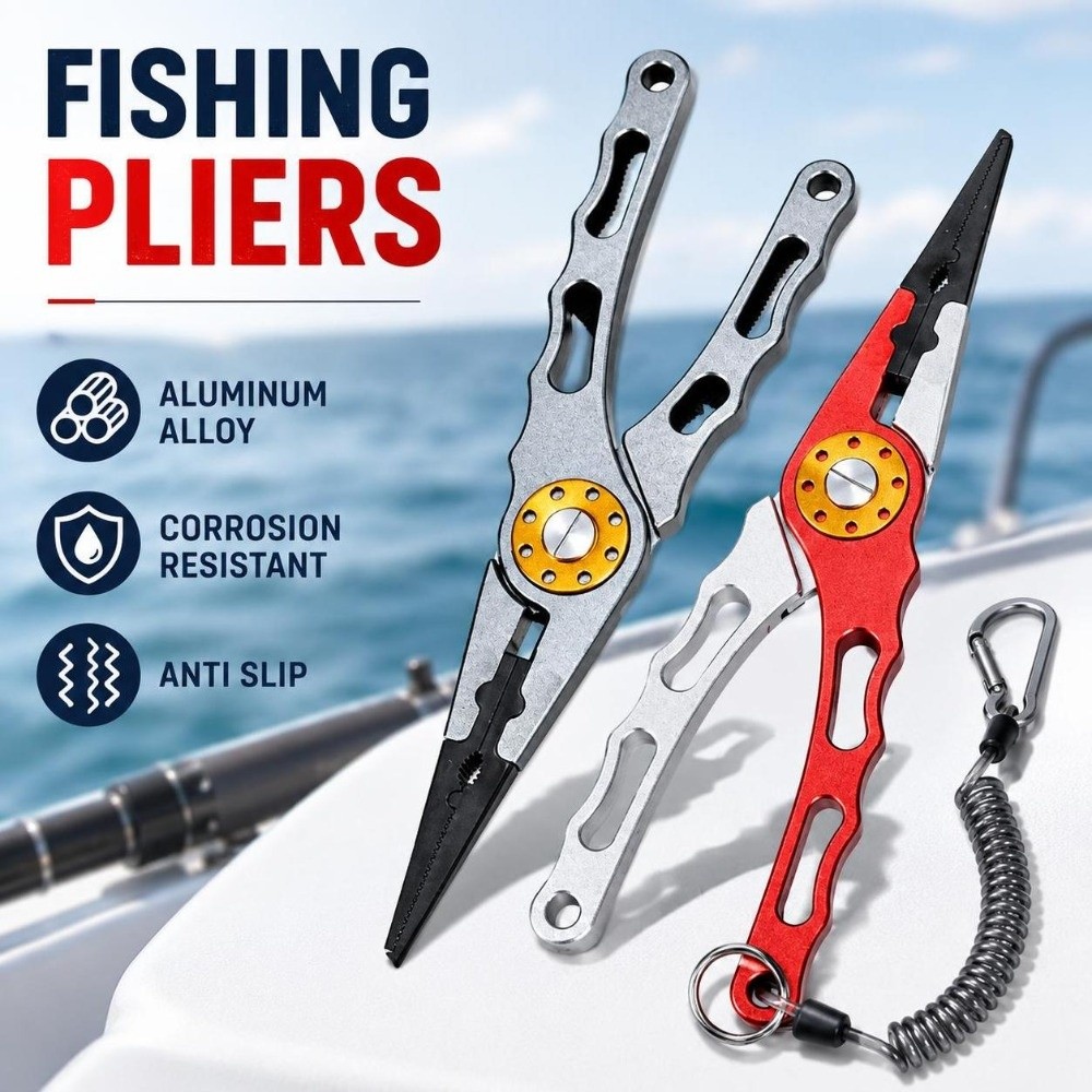 คีมตกปลาอะลูมิเนียมอัลลอย น้ำห - Saltwater Line บทวิจารณ์และราคา