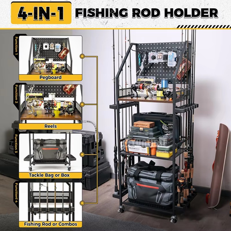 ชั้นวางอุปกรณ์ตกปลา, ที่วางคัน - Fishing Line Spool บทวิจารณ์และราคา